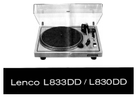 Lenco L830-DD-L833-DD - Owners Manual 